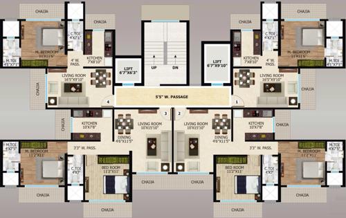  rooprajat-enclave Images for Cluster Plan of Siddhivinayak Rooprajat Enclave