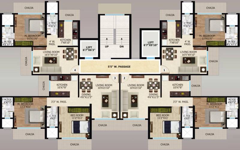  rooprajat-enclave Images for Cluster Plan of Siddhivinayak Rooprajat Enclave