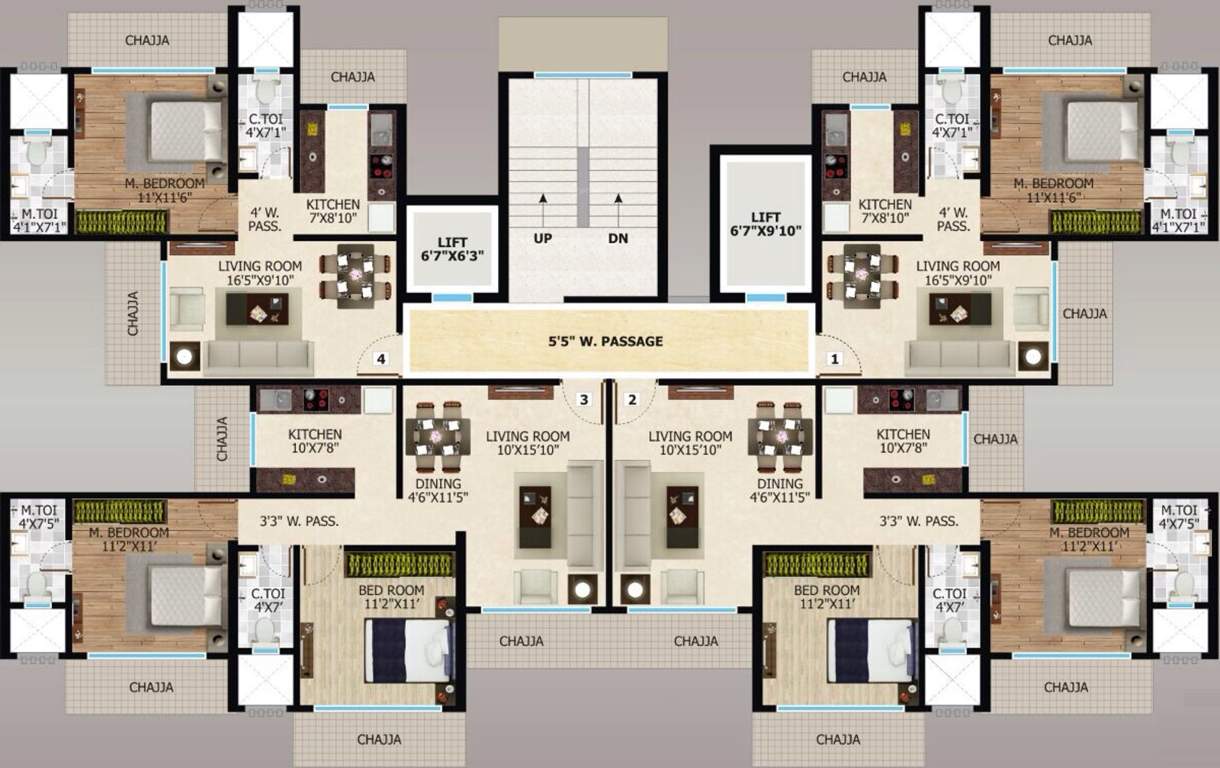  rooprajat enclave Images for Cluster Plan of Siddhivinayak Rooprajat Enclave