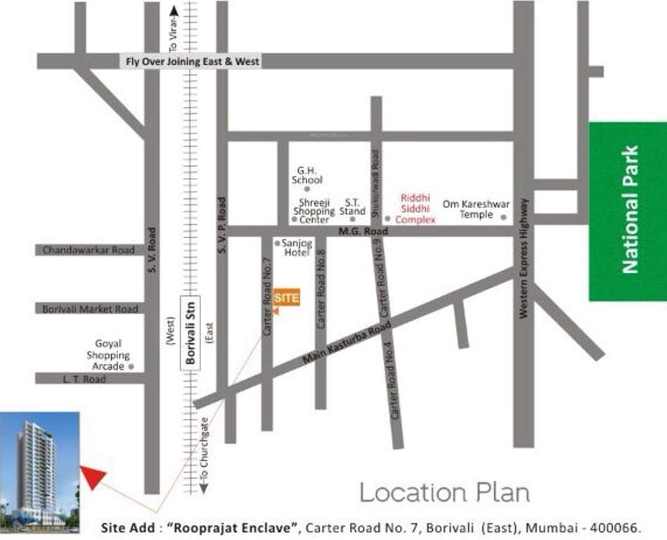  rooprajat enclave Images for Location Plan of Siddhivinayak Rooprajat Enclave