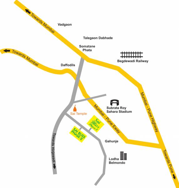 Images for Location Plan of Rising Spaces Sai Bliss Phase 2