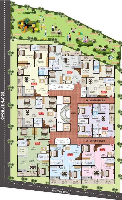 elite Images for Layout Plan of Dhathri Elite