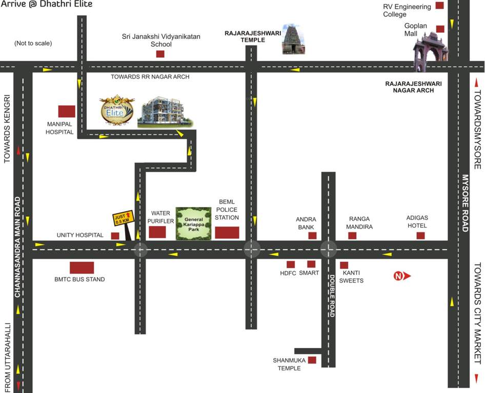 elite Images for Location Plan of Dhathri Elite