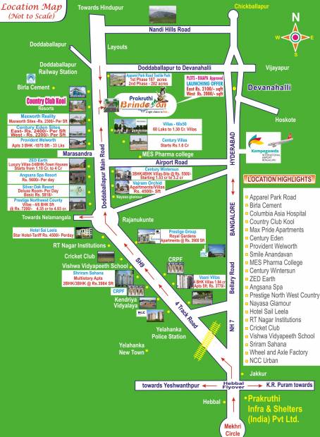 Images for Location Plan of Prakruthi Brindavan