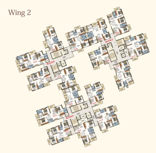Wing 1 (Block A) Cluster Plan pioneer-krs-park-royal Wing 1 (Block A) Cluster Plan