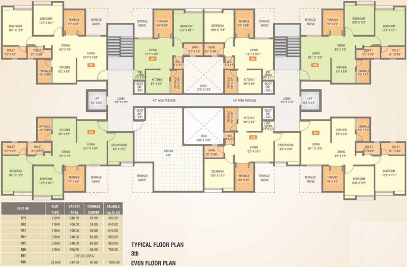  utsav-residency Images for Cluster Plan of Zenith Utsav Residency