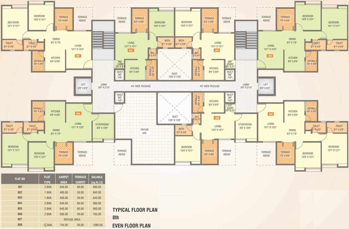utsav residency Images for Cluster Plan of Zenith Utsav Residency