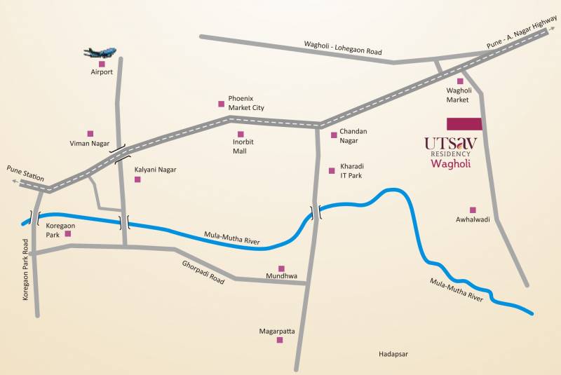  utsav-residency Images for Location Plan of Zenith Utsav Residency