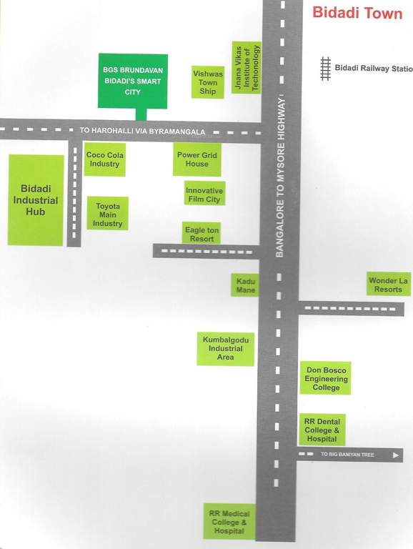 Images for Location Plan of Bhagini BGS Brindavan