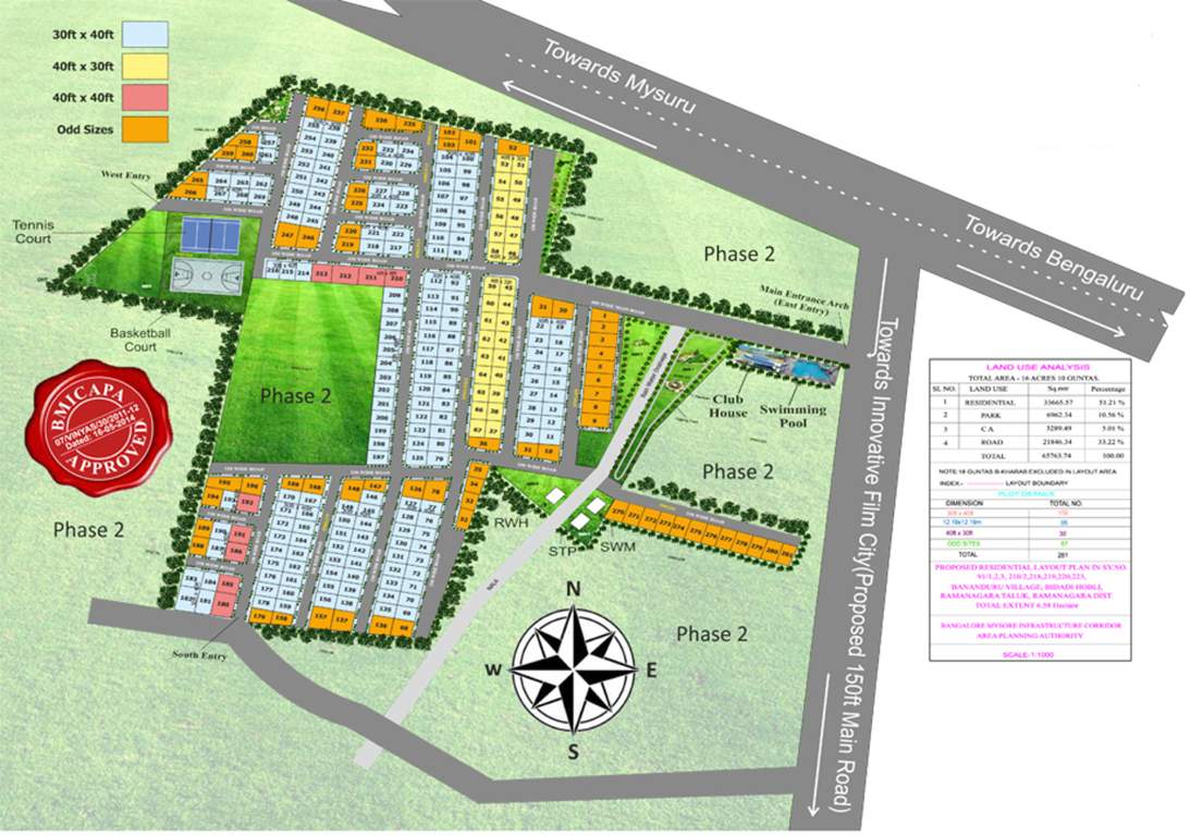 Images for Master Plan of Bhagini BGS Brindavan