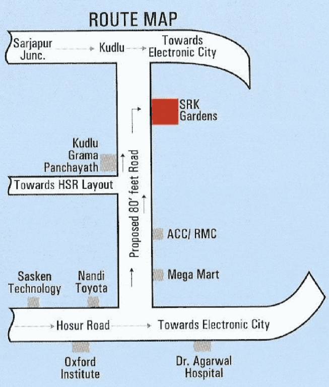 gardens Location Plan