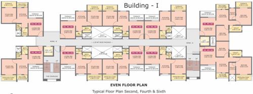  utsav-residency Images for Cluster Plan of Zenith Utsav Residency