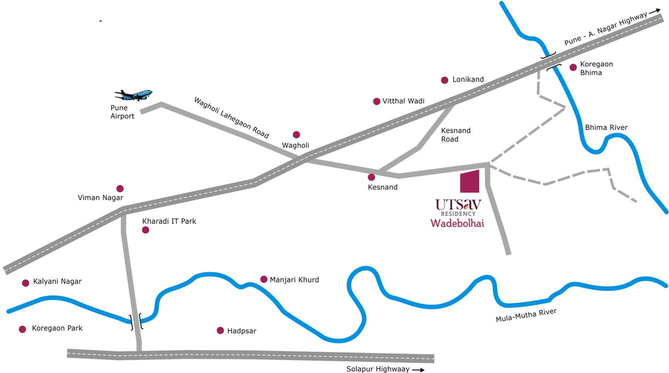 utsav residency Images for Location Plan of Zenith Utsav Residency