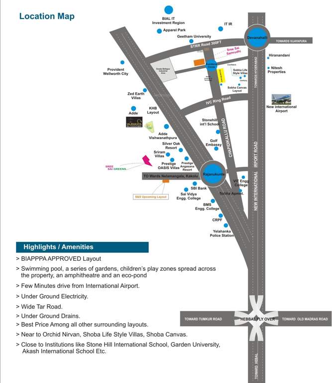 Images for Location Plan of S And S Sri Sai Samrudhi