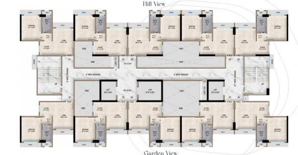 green-square-bldg-2a Building 2 Cluster Plan
