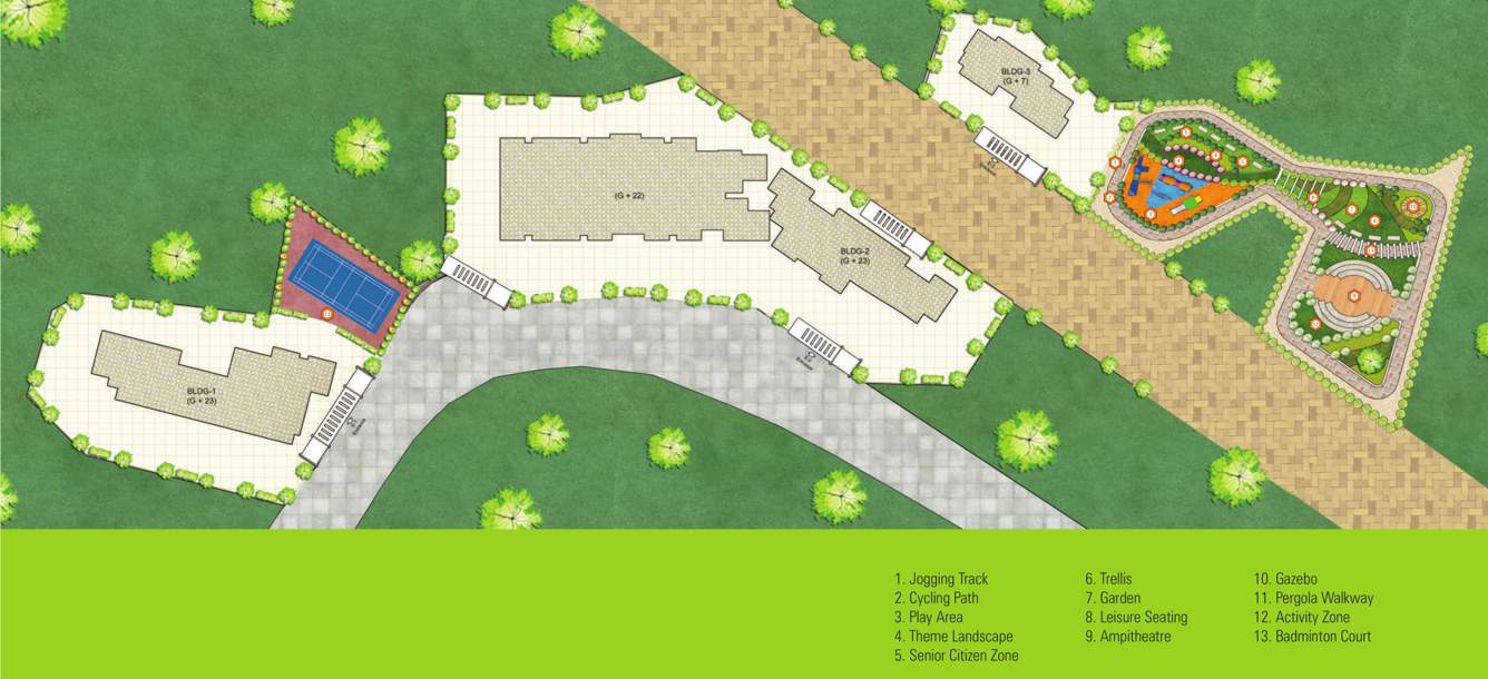  autumn park Images for Master Plan of Shraddha Autumn Park