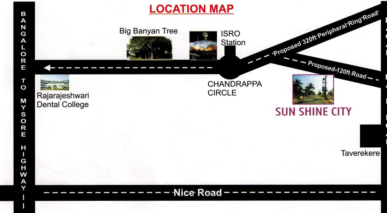 Images for Location Plan of Svamitva Sunshine City Phase I