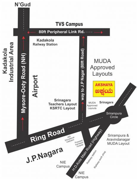 Images for Location Plan of GSS Akshaya Enclave Images for Location Plan of GSS Akshaya Enclave