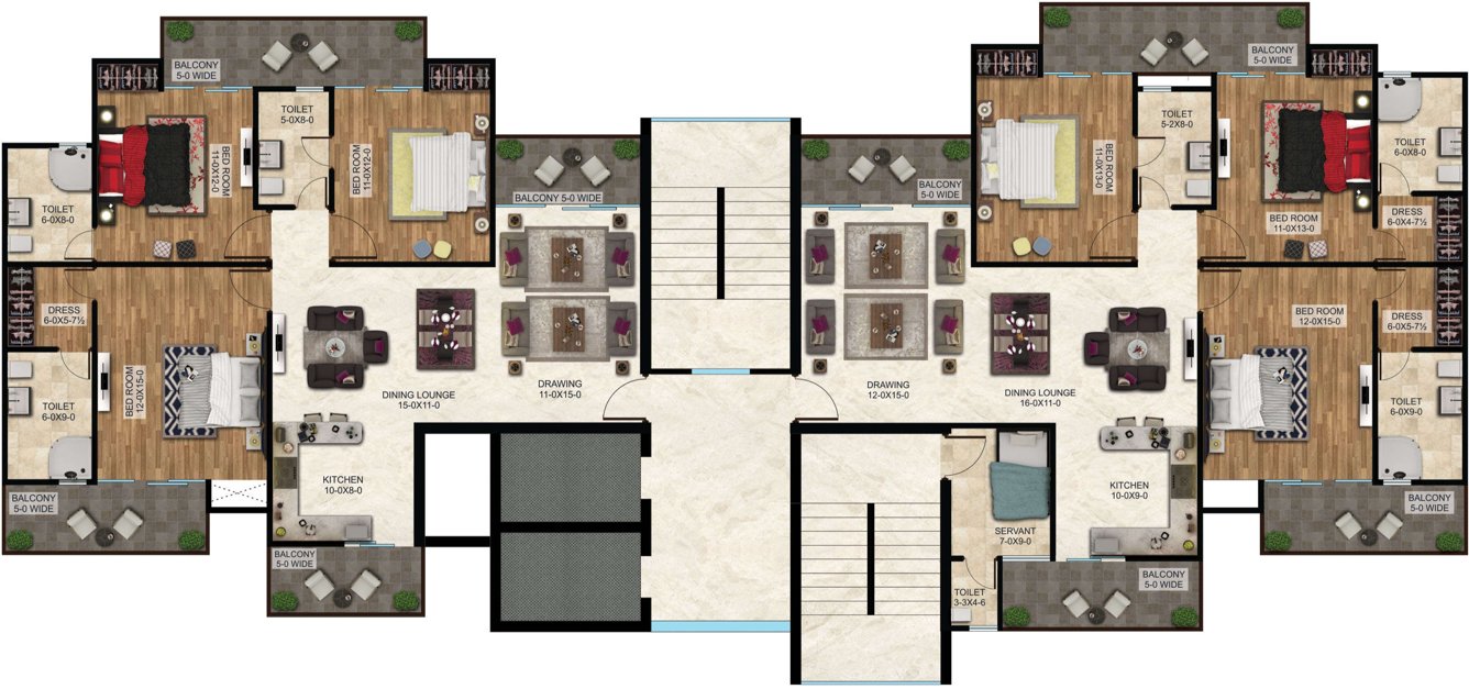 Images for Cluster Plan of The Antriksh The Golf Address