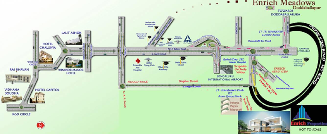 Images for Location Plan of Enrich Properties Aero View Villa