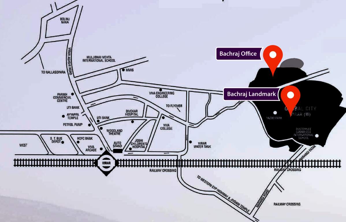  landmark Images for Location Plan of Bachraj Landmark