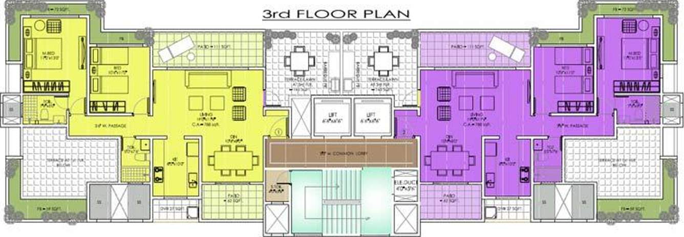 Images for Cluster Plan of Wadhwa Builder Parwana Tower