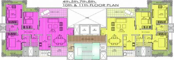 Images for Cluster Plan of Wadhwa Builder Parwana Tower Images for Cluster Plan of Wadhwa Builder Parwana Tower
