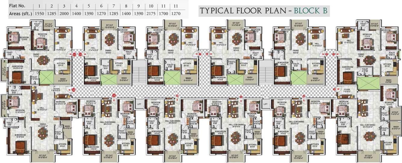 oracle ridge Images for Cluster Plan of Vijaya Oracle Ridge