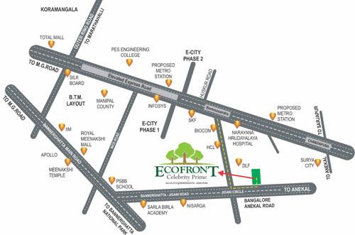  eco-front Images for Location Plan of Celebrity Eco Front