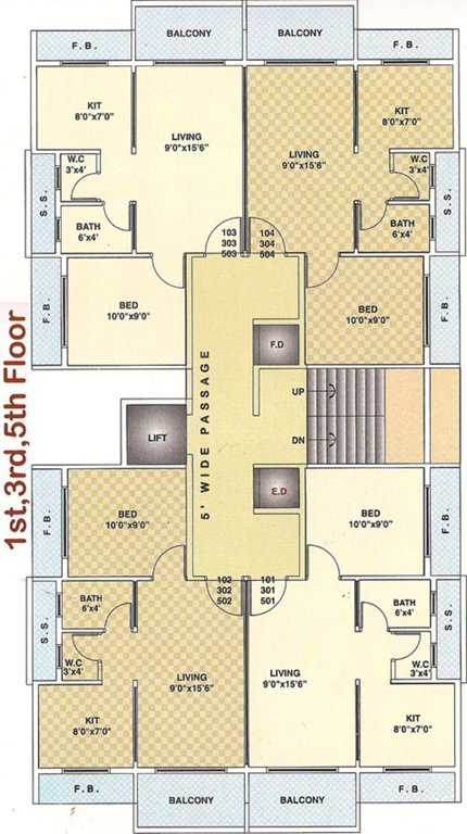 Images for Cluster Plan of Ashiana Elite Residency