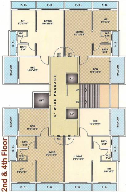 Images for Cluster Plan of Ashiana Elite Residency