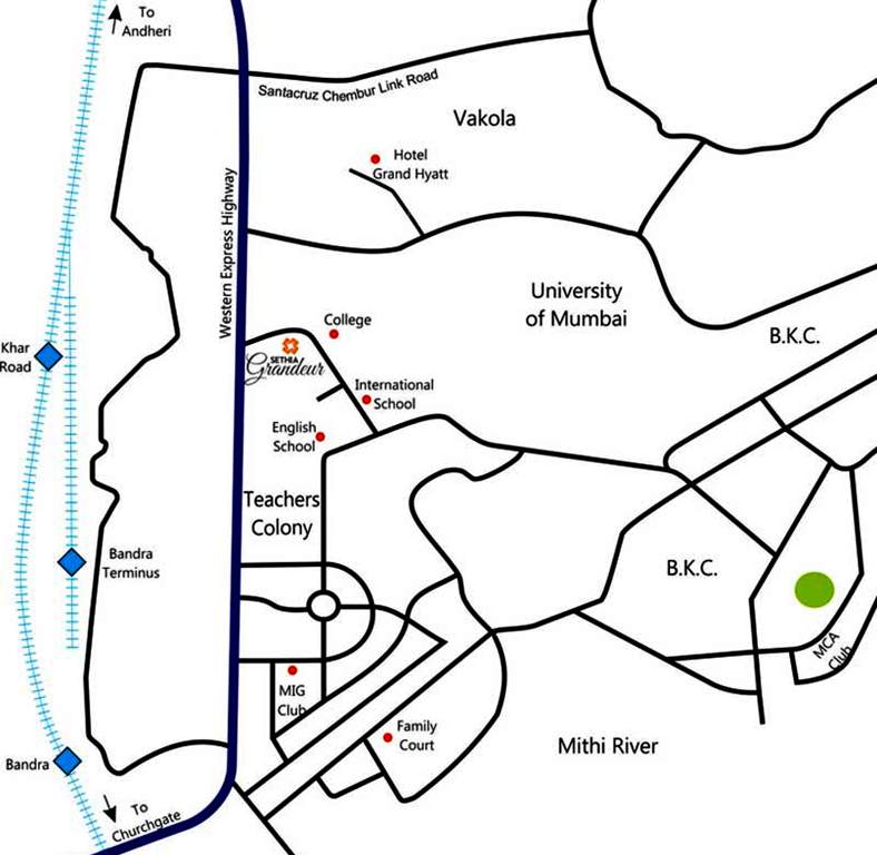  grandeur Images for Location Plan of Sethia Grandeur