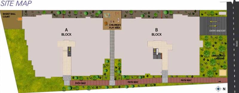 Images for Site Plan of Adithya Group Brindha Residency