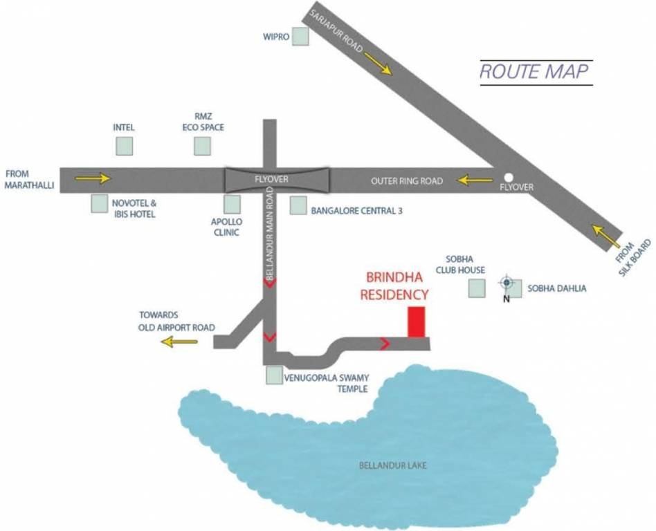 Images for Location Plan of Adithya Group Brindha Residency