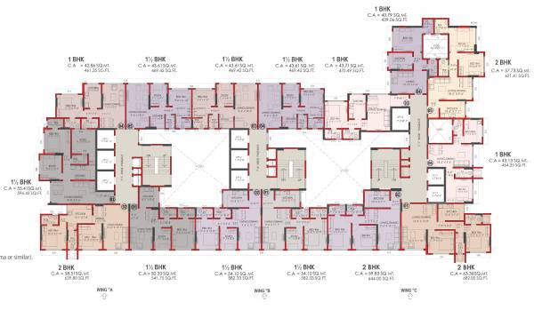  veydaanta Neelyog Veydaanta Building 1 Cluster Plan