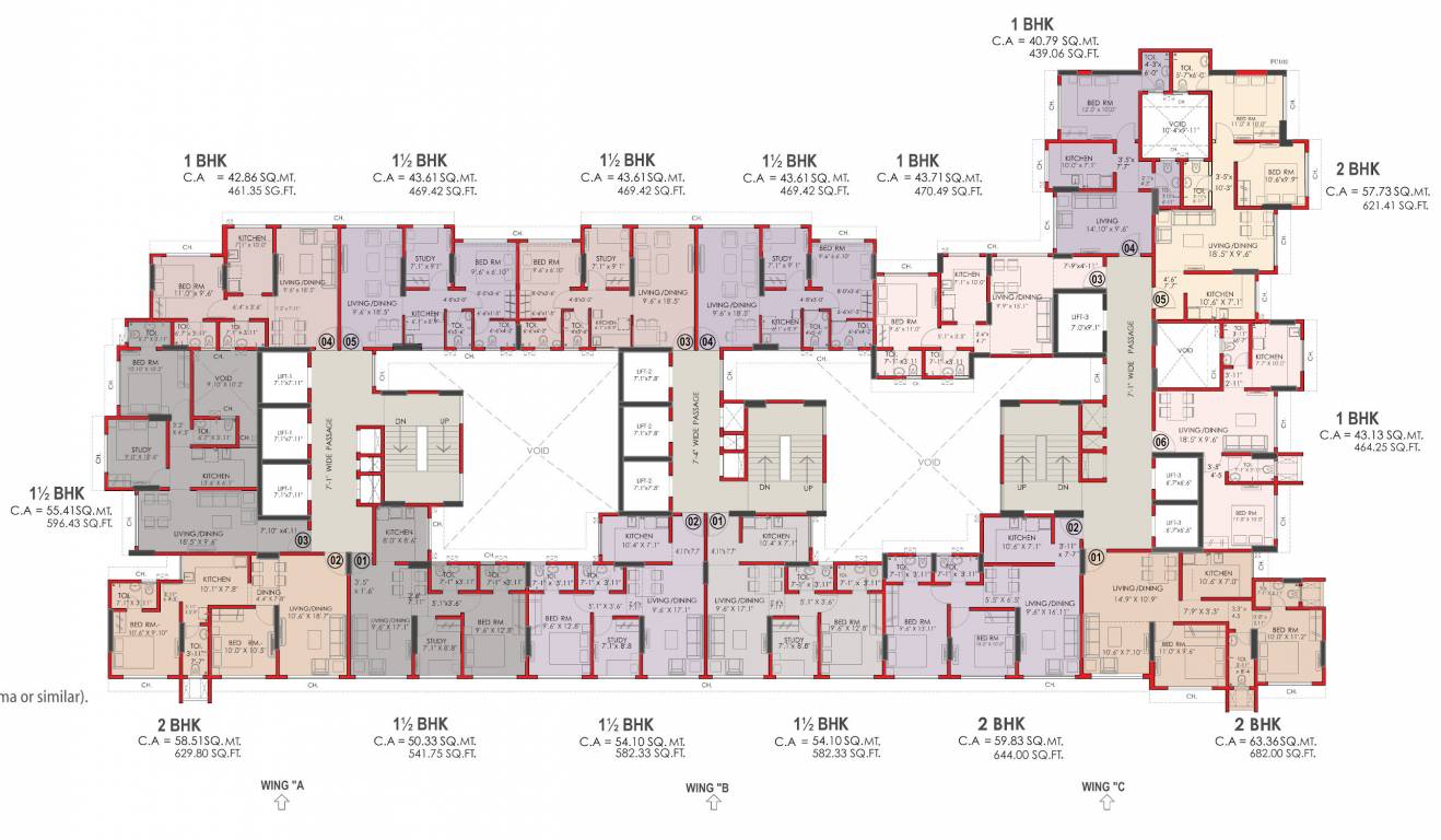 veydaanta Neelyog Veydaanta Building 1 Cluster Plan