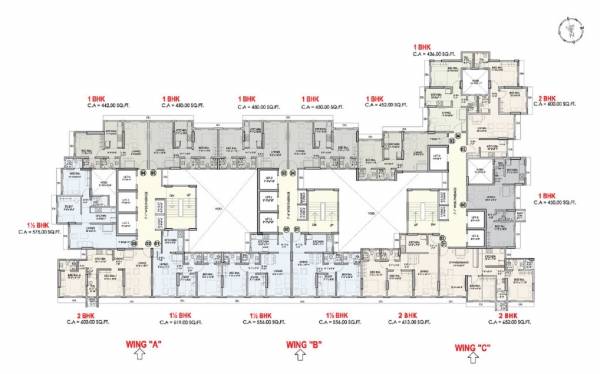  veydaanta Neelyog Veydaanta Building 1 Cluster Plan