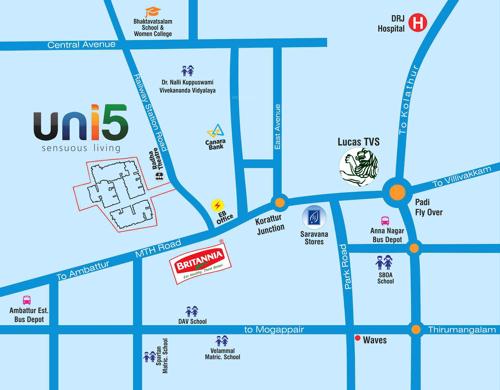  uni5 Images for Location Plan of S and S Uni5