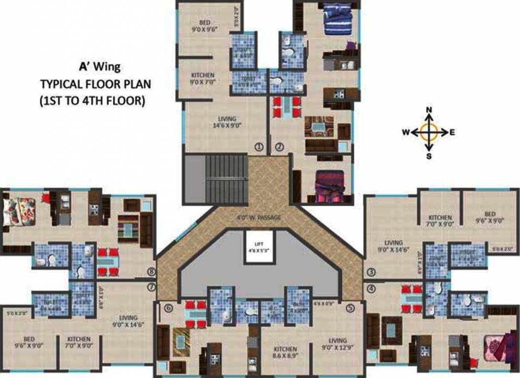 Images for Cluster Plan of Nest Lotus