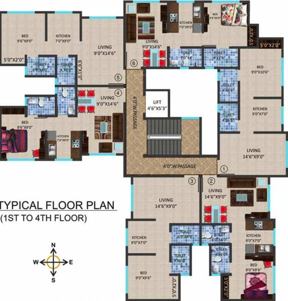 Images for Cluster Plan of Nest Lotus