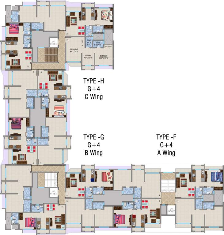 Images for Cluster Plan of Nest Lotus