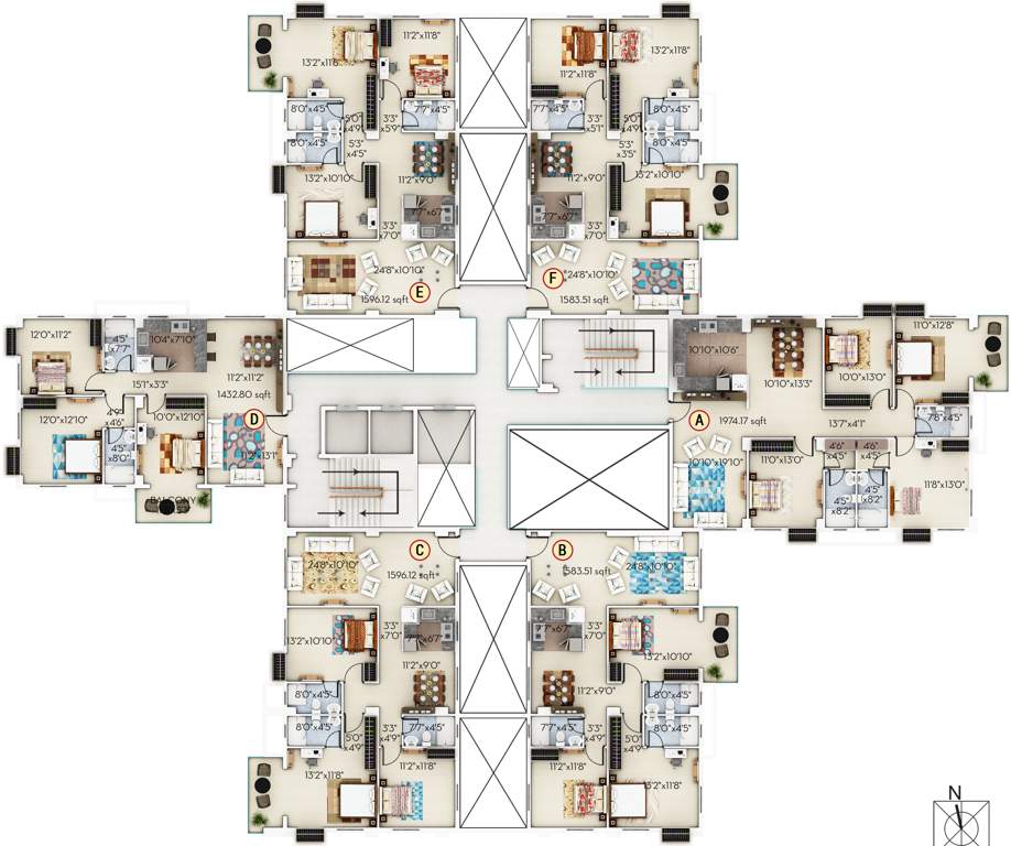  habitat Images for Cluster Plan of Sugam Habitat