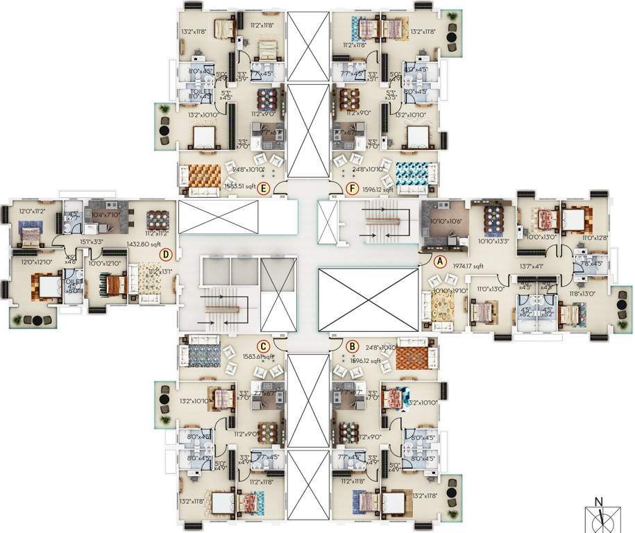  habitat Images for Cluster Plan of Sugam Habitat