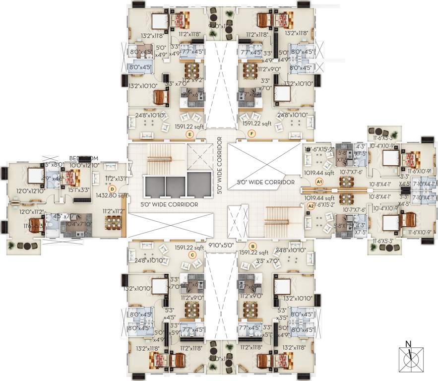 habitat Images for Cluster Plan of Sugam Habitat
