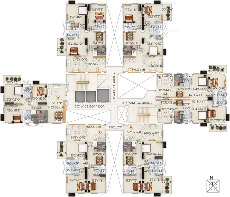  habitat Images for Cluster Plan of Sugam Habitat