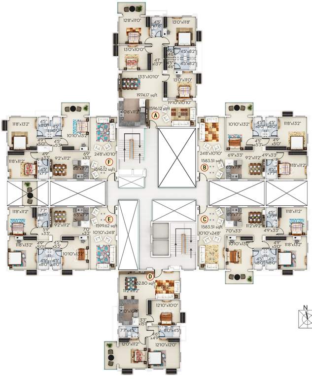  habitat Images for Cluster Plan of Sugam Habitat