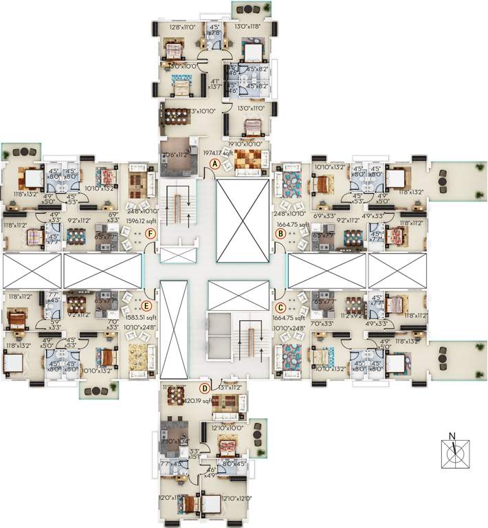  habitat Images for Cluster Plan of Sugam Habitat