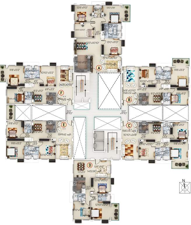  habitat Images for Cluster Plan of Sugam Habitat