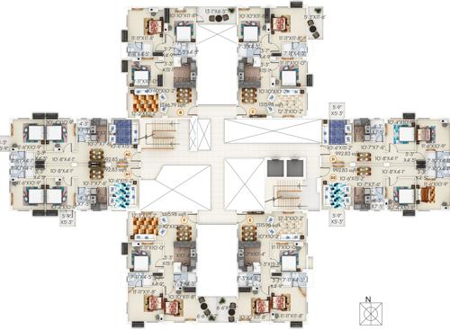  habitat Images for Cluster Plan of Sugam Habitat