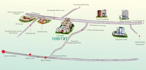  habitat Images for Location Plan of Sugam Habitat